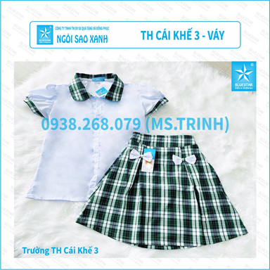 VÁY BS XANH - TIỂU HỌC CÁI KHẾ 3